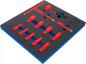 Preview: BGS Werkstattwageneinlage 2/3: VDE-Steckschlüssel-Satz Antrieb Innenvierkant 10 mm (3/8") SW 7 - 22 mm 12-tlg. 70213